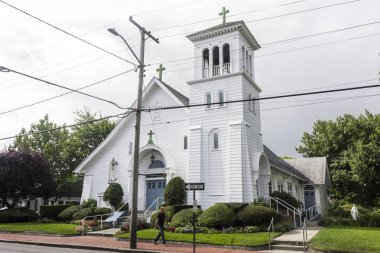 Martha'nın üzüm, Massachusetts. Saint Elizabeth Katolik Parish, Massachusetts Adası, iyi çoban bucak parçası Edgartown kasaba küçük bir kilisede