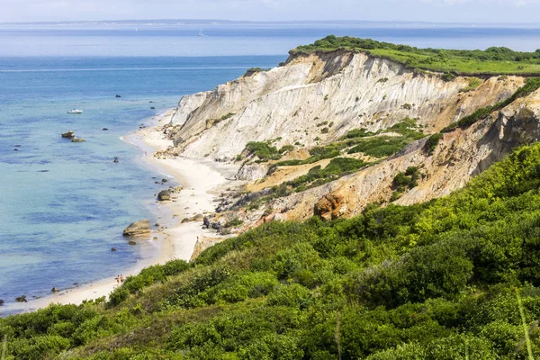 Martha Vineyard Massachusetts Views Gay Head Cliffs Clay Located Town — Stock Photo, Image