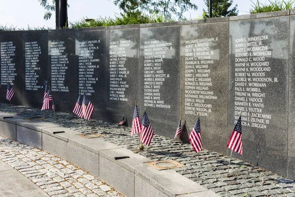 Филадельфия Пенсильвания Мемориал Ветеранам Вьетнама Филадельфии Военный Мемориал Пеннс Лэндинг — стоковое фото