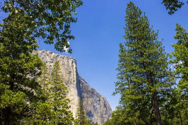 Vue Sur Capitan Depuis Vallée Yosemite Parc National Yosemite Californie — Photo