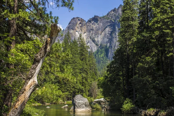 Vues Sur Vallée Yosemite Dans Parc National Yosemite Californie Orientale — Photo