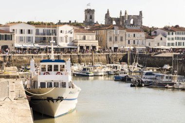 Saint-Martin-de-Re, Fransa, Ile de Re, west coast Fransa La Rochelle yakınındaki bir adadan kentlerinden biri