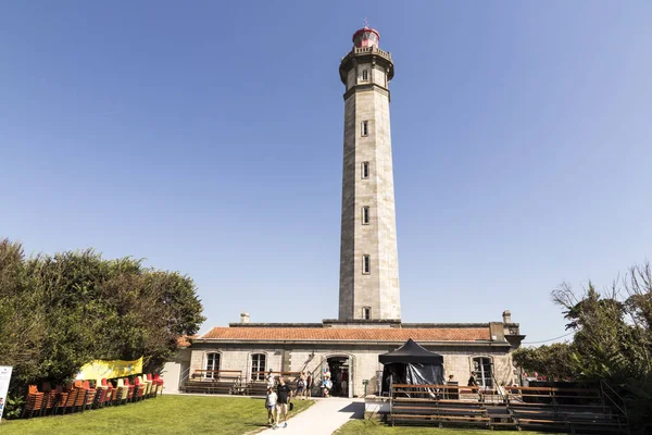 Saint Klemens Des Baleines Francja Latarnia Morska Phare Des Baleines — Zdjęcie stockowe