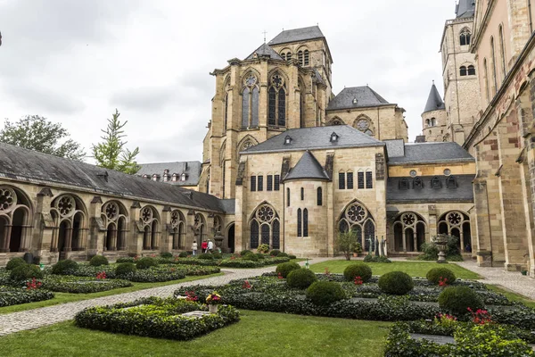 Трір Німеччина Монастир Готичний Собор Святого Петра Церква Діви Марії — стокове фото