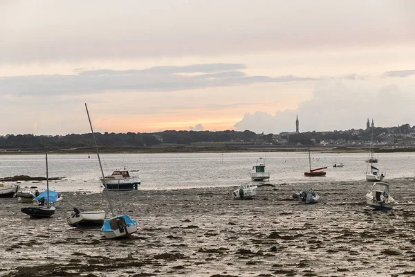 Carantec Francia Vistas Del Bahie Morlaix Bahía Morlaix Ciudad Saint —  Fotos de Stock