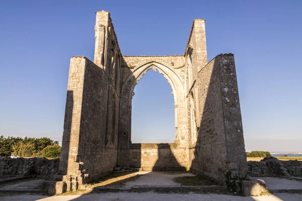 Flotte France Notre Dame Abbey Abbaye Des Chateliers Ancient 12Th — Stock Photo, Image