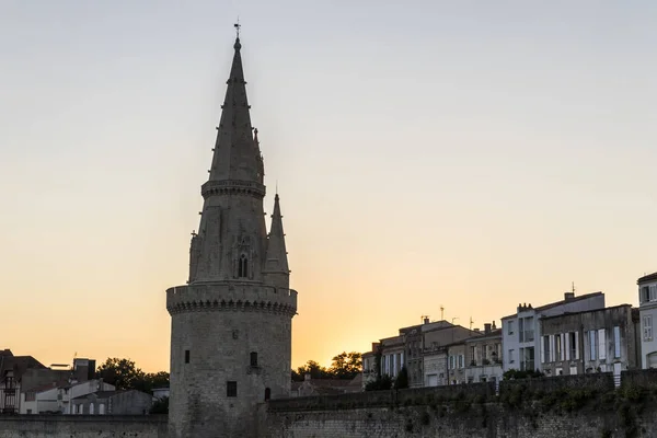 Rochelle Francja Tour Lanterne Wieża Latarni Jedna Średniowiecznych Wież Vieux — Zdjęcie stockowe