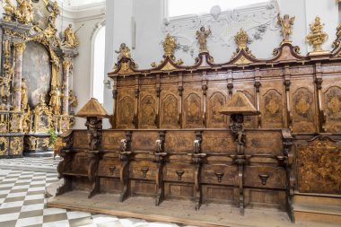 Anglikan Kilisesi, Stift Stams, Stams, Tyrol, Batı Avusturya Devlet Belediyesi Barok manastır manastırda