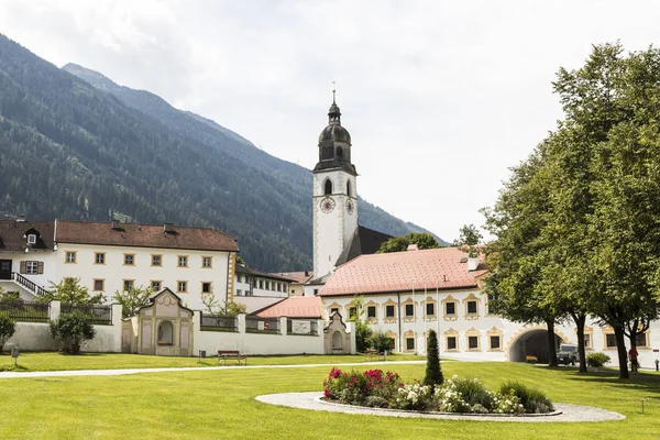 Den Collegiate Church Stift Stams Barock Cistercienserklostret Stams Delstaten Tyrolen — Stockfoto