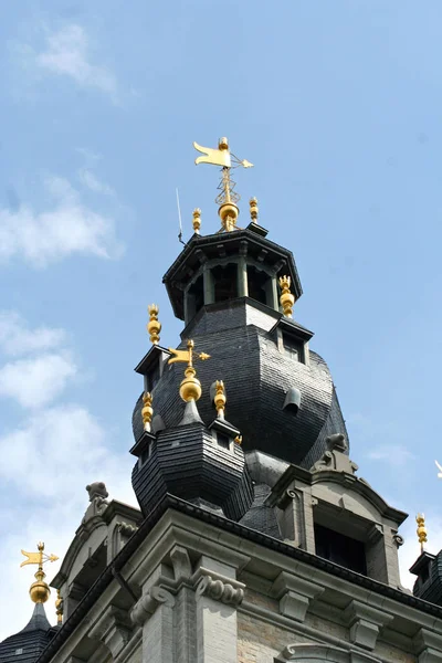 Mons Bélgica Campanario Mons Único Campanario Barroco Bélgica Patrimonio Humanidad — Foto de Stock