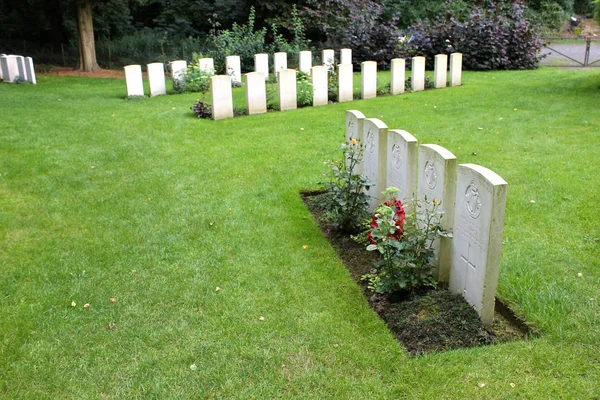 Mons Belgium Saint Symphorien Military Cemetery First World War Commonwealth — Stock Photo, Image