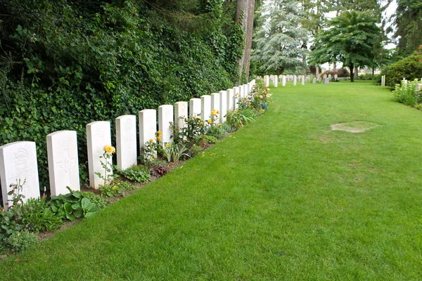 Mons Bélgica Saint Symphorien Military Cemetery First World War Commonwealth — Fotografia de Stock