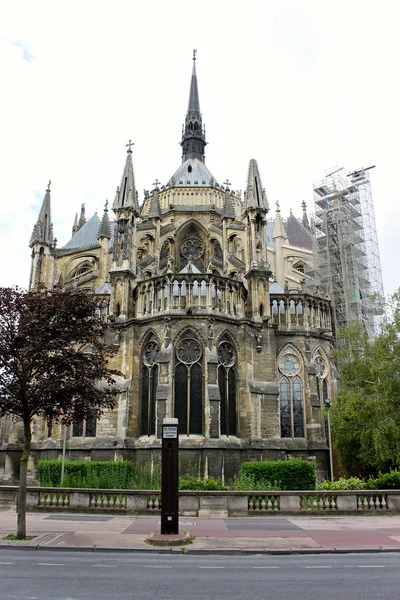 Reims France Cathedral Our Lady Cathedrale Notre Dame Major High — Stock Photo, Image