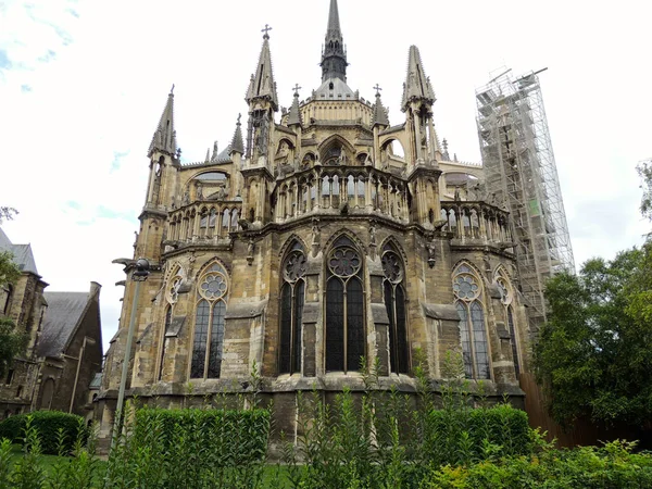 Reims France Cathedral Our Lady Cathedrale Notre Dame Major High — Stock Photo, Image