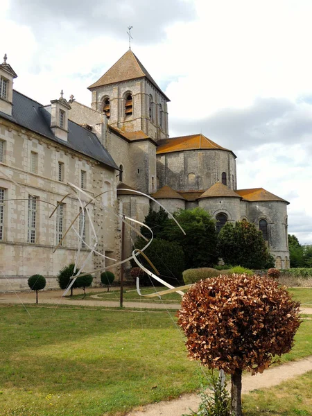 Saint Savin Francia Abadía Saint Savin Sur Gartempe Una Iglesia — Foto de Stock