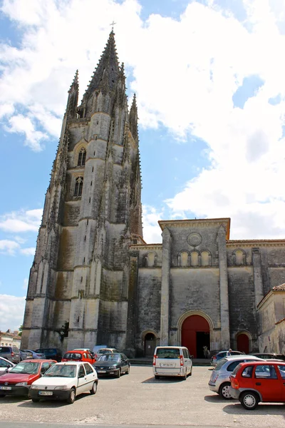 Saintes France Basilique Saint Eutrope Une Église Catholique Romaine Site — Photo