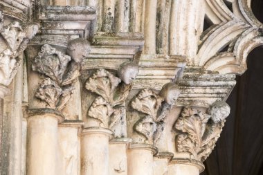 Batalha, Portekiz. Santa Maria da Vitoria manastır içinde meçhul asker Türbesi ayrıntıları. 1983'ten dünya mirası