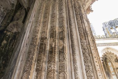 Batalha, Portekiz. Capelas Imperfeitas (bitmemiş Şapel), Saint Mary Manastırı parçası. Bir dünya mirası