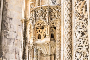 Batalha, Portekiz. Capelas Imperfeitas (bitmemiş Şapel), Saint Mary Manastırı parçası. Bir dünya mirası