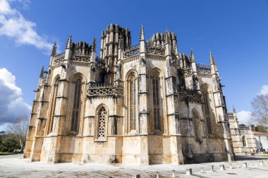 Batalha, Portekiz. Capelas Imperfeitas (bitmemiş Şapel), Saint Mary Manastırı parçası. Bir dünya mirası