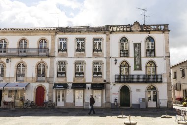 Batalha, Portekiz. Edificio Mouzinho de Albuquerque, Batalha şehir içinde Portekizce mimarisinin tipik bir ev