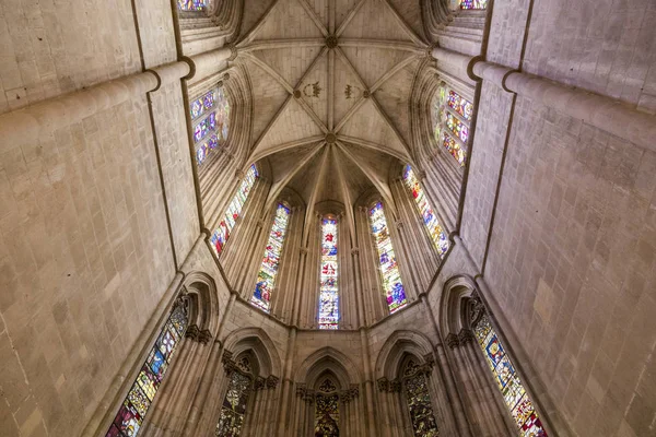 Batalha Portugal Dentro Nave Iglesia Del Monasterio Santa Maria Vitoria —  Fotos de Stock