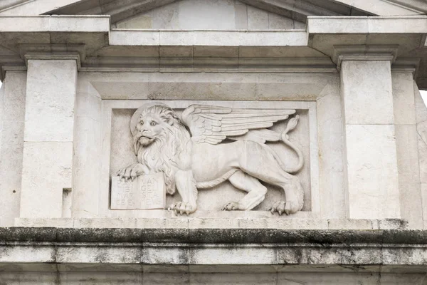 Lev svatého Marka, Bergamo — Stock fotografie