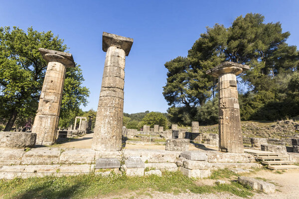 Temple of Hera, Olympia, Greece