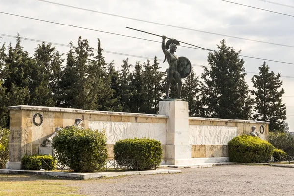 Pomnik Termopilae, Grecja — Zdjęcie stockowe