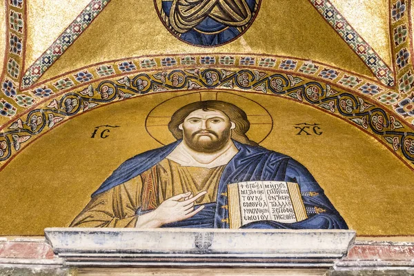 Мозаїка Ісуса Христа — стокове фото