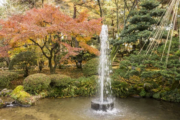 Kanazawa Japonia Kenroku Stary Prywatny Ogród Jeden Trzech Ogrodów Japonii — Zdjęcie stockowe