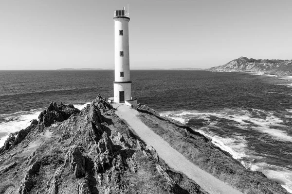 Cangas Spanien Das Faro Cabo Home Cape Home Leuchtturm Galicien — Stockfoto