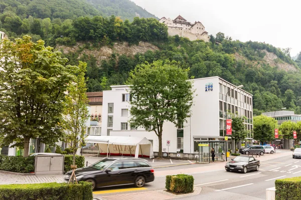Vaduz Lichtenštejnsko Ulice Hlavního Města Lichtenštejnského Knížectví — Stock fotografie