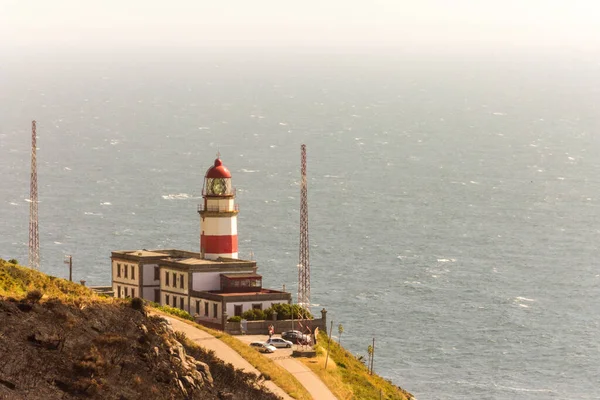 Baiona Spanien Der Leuchtturm Von Cabo Silleiro Galicien — Stockfoto