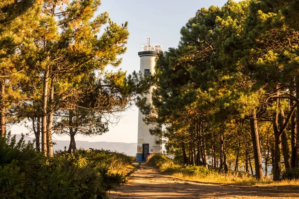 Cangas Španělsko Maják Punta Subrido Cabo Home Galicie — Stock fotografie