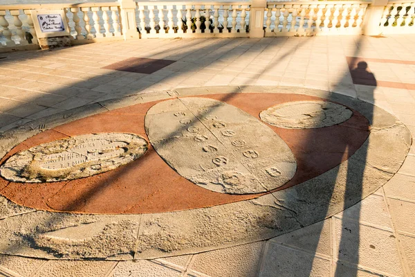 Chipiona Spanyol Promenade Atau Dermaga Dekat Dengan Mercusuar Kota Ini — Stok Foto