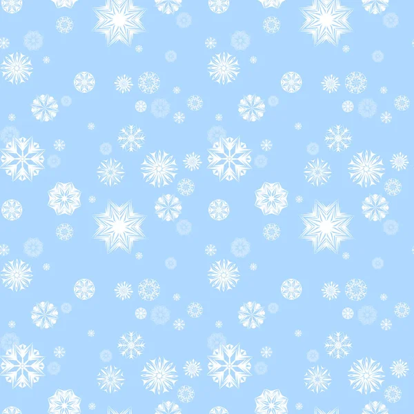 Joyeux Noël Bonne Année Modèle Sans Couture Avec Différentes Formes — Image vectorielle