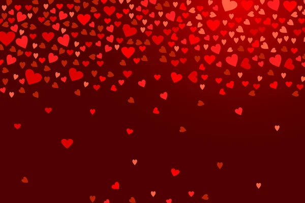 Abstract Love Background Your Valentines Day Greeting Card Design Red — 图库矢量图片