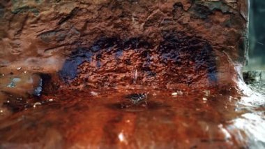 doğal su. narzan damlaları. Doğa