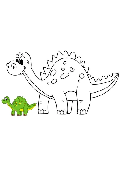 Desenhos animados Dino Vector Ilustração — Vetor de Stock