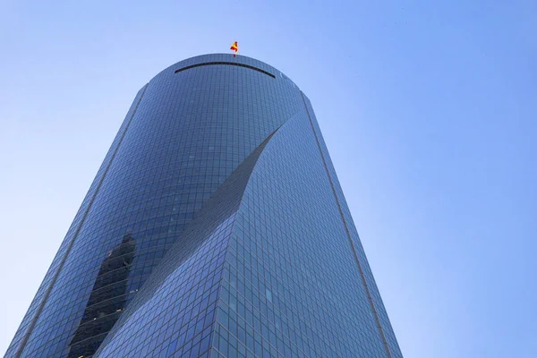 Four Modern Skyscrapers Cuatro Torres Business Financial District Madrid Spain — Zdjęcie stockowe