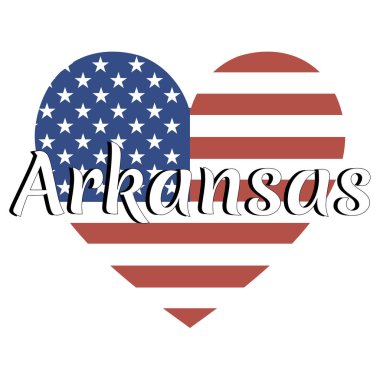 Ulusal bayrak, Amerika Birleşik Devletleri ile kalp şeklinde 