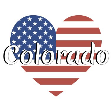 Ulusal bayrak, Amerika Birleşik Devletleri ile kalp şeklinde 