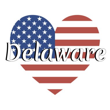 Ulusal bayrak, Amerika Birleşik Devletleri ile kalp şeklinde 