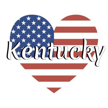 Ulusal bayrak, Amerika Birleşik Devletleri ile kalp şeklinde 