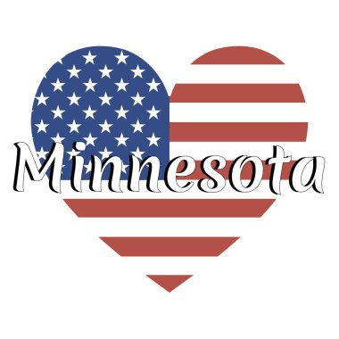 Ulusal bayrak, Amerika Birleşik Devletleri ile kalp şeklinde 