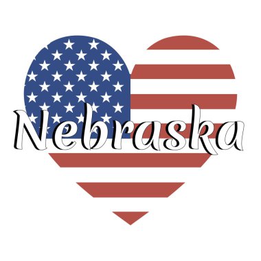 Ulusal bayrak, Amerika Birleşik Devletleri ile kalp şeklinde 