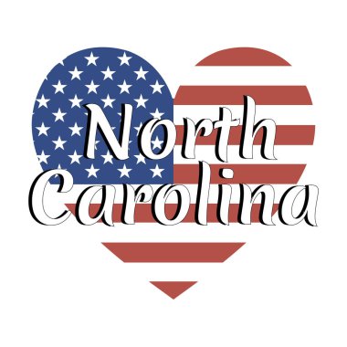 Ulusal bayrak, Amerika Birleşik Devletleri ile kalp şeklinde 