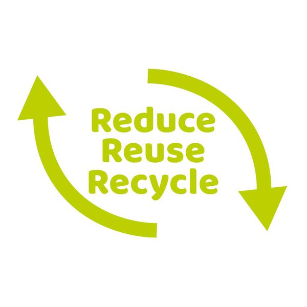 Ноль отходов надписи текстовый знак или логотип. Концепция управления отходами. Сокращение, повторное использование, переработка и отказ. Эко образ жизни. Векторный дизайн S10 - яркая иллюстрация. Изолированные на белом
.