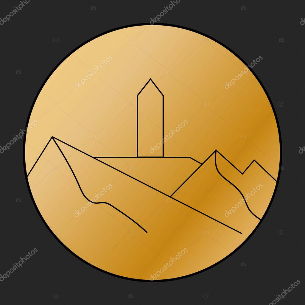 The Day of Arafah. Islamic holiday concept. Template for background, banner, card, poster. Vector EPS10 illustration